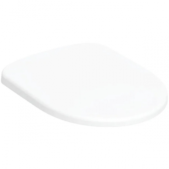 Geberit Selnova Round Top Fix Soft Close Toilet Seat & Cover White with Metal Hinge 500.333.01.6