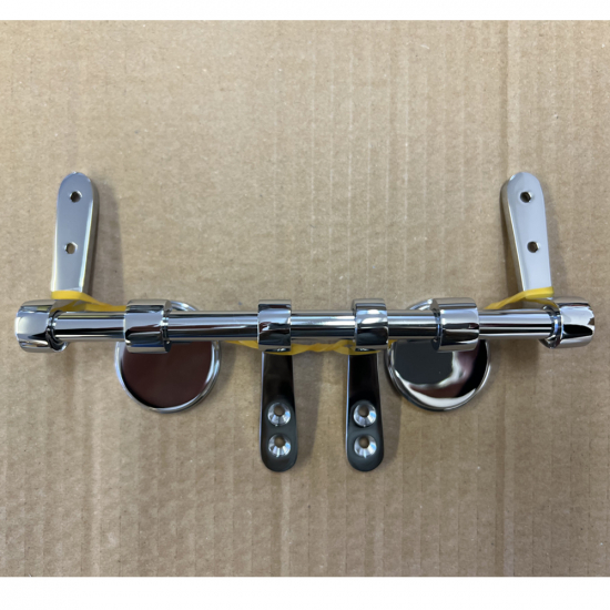 Choice Bespoke Standard Close Solid Wood Bespoke Toilet Seat Bar Hinge Chrome 01.00039