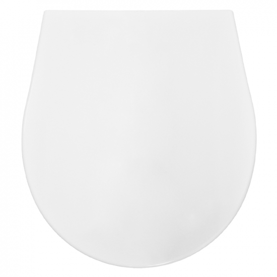 Esedra Poing Soft Close Toilet Seat & Cover Thermoset White MO6105W