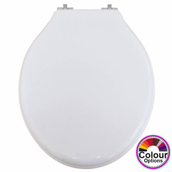 Simas Teoria Soft-Close Toilet Seat & Cover Polyester Resin Colour Choice S447PS11