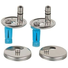 Jacuzzi Sanctuary Toilet Seat Soft Close Hinge Set C2802H