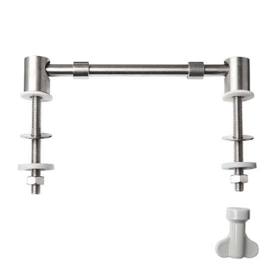 Celmac Bottom Fix Stainless Steel Hinge Set (FD211SS) 20120625