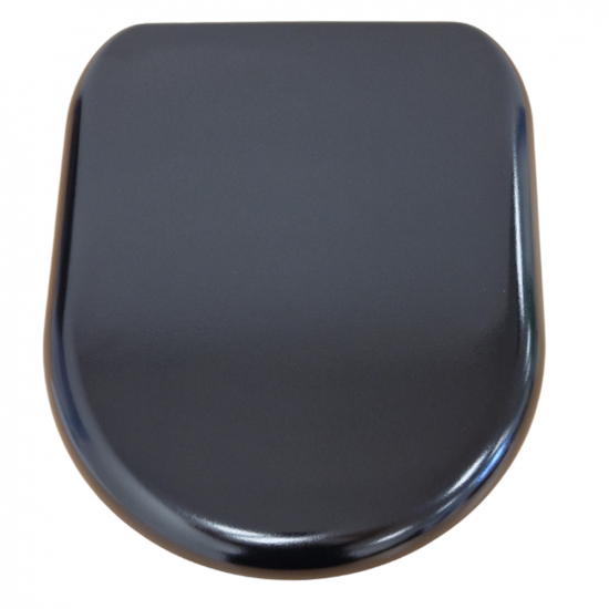 Euroshowers Rainbow D One Soft Close Quick Release Toilet Seat & Cover Black 86513