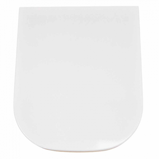 Roca The Gap Square Compact Standard Close Toilet Seat & Cover White 801730002
