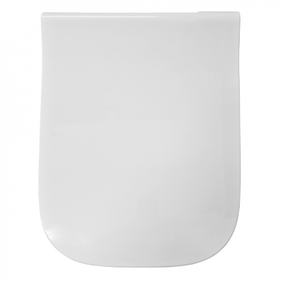 Geberit Smyle Square Slim Soft Close Toilet Seat & Cover White 500.237.01.1