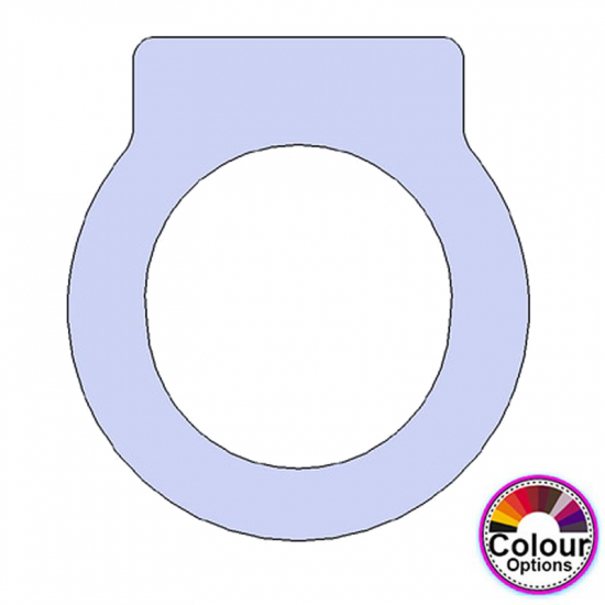 TC Bathrooms Metro Standard Close Replacement Toilet Seat & Cover Lacquered Wood CH-BAT-MET