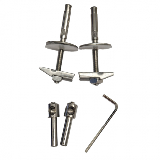 Ideal Standard Jasper Morrison Toilet Seat Hinge Set Chrome EV221AA