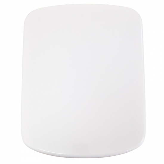 Twyford E100 Square Top Fix Hinge Soft Close Toilet Seat E17856WH