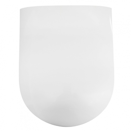 Pressalit T Soft D Soft Close Top Fixing Toilet Seat & Cover White 744000-D02999