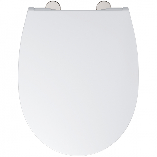 Grohe Bau Ceramic Slim Soft Close Quick Release Toilet Seat and Cover Alpine White 39923000
