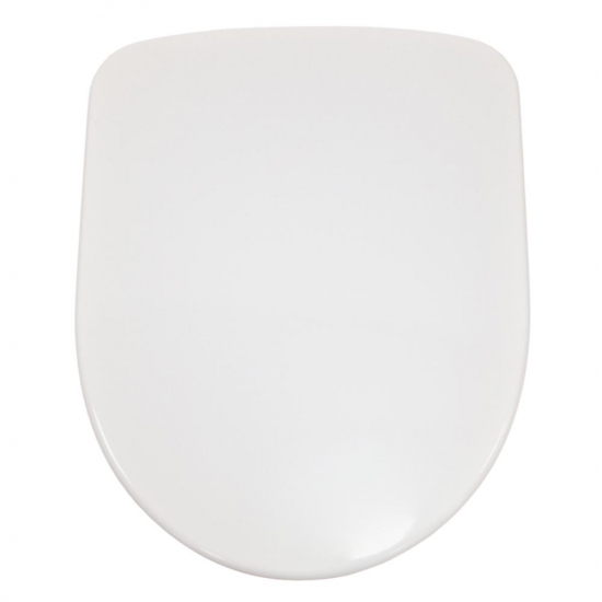Geberit Selnova Round Bottom Fix Plastic Hinge Toilet Seat and Cover White 500.330.01.6