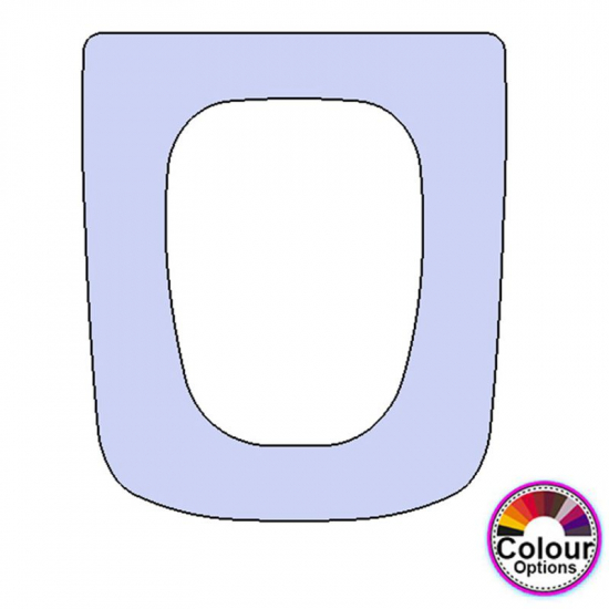 Rak Ceramics Metropolitan Soft Close Replacement Toilet Seat & Cover Lacquered Wood CHSC-RAK-MET