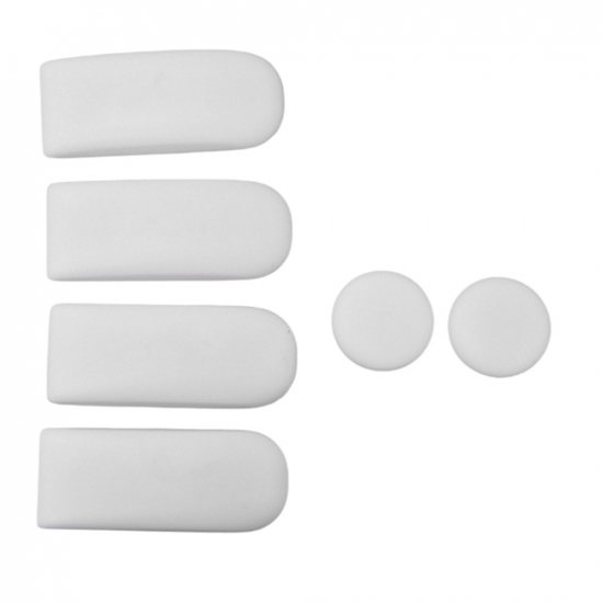Choice Long D2 Toilet Seat & Cover Buffer Set White CH.506368