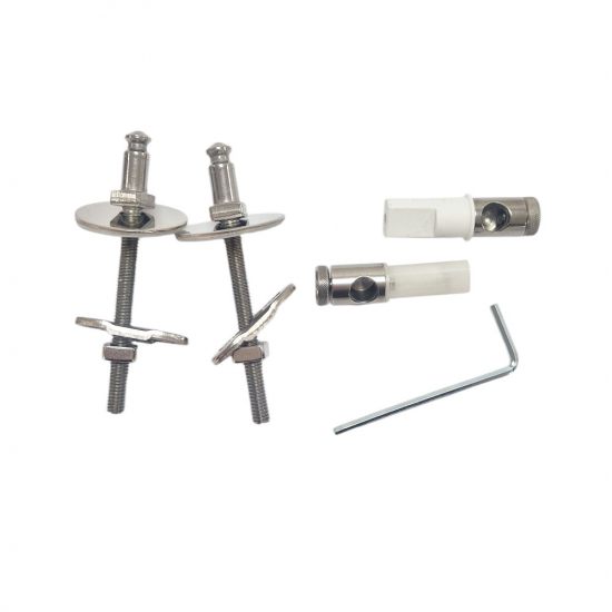 AXA One Standard Close Toilet Seat Hinge Set 04017190