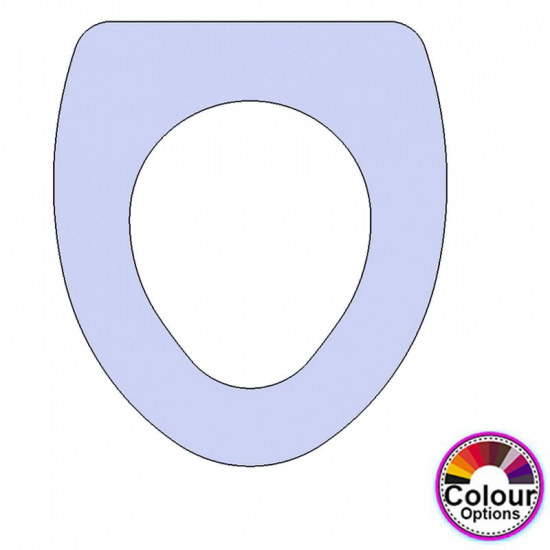 Porcher Corquille Standard Close Replacement Toilet Seat & Cover Lacquered Wood CH-POR-COR
