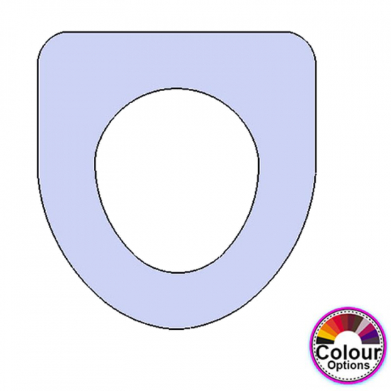 Jacuzzi Natura/Medina Standard Close Replacement Toilet Seat & Cover Lacquered Wood CH-VER-MED