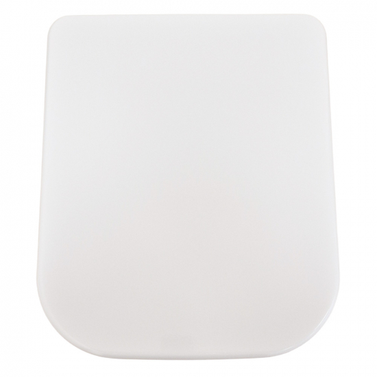 Eastbrook Collindale Square Soft Close Toilet Seat & Cover White 26.0070