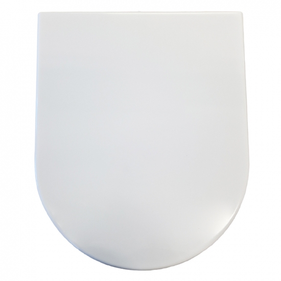 Bauhaus Central  Soft Close Toilet Seat & Cover White CE6105W