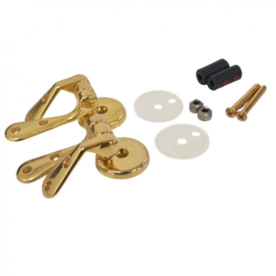 Choice Adjustable Universal Hinge Set C (Top Fix) Gold 04010300C-ORA