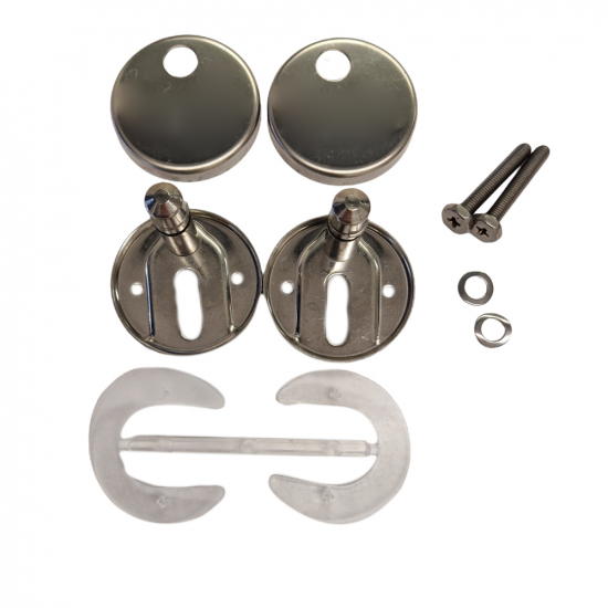Duravit Vero Soft Close Toilet Seat Hinge Set 0061481000