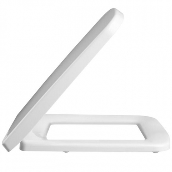 Bathstore Lucille Long Projection Soft Close Toilet Seat & Cover White 41900010200-LONG