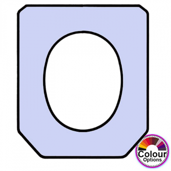 Ceseme Deco Standard Close Replacement Toilet Seat & Cover Lacquered Wood CH-CES-DEC