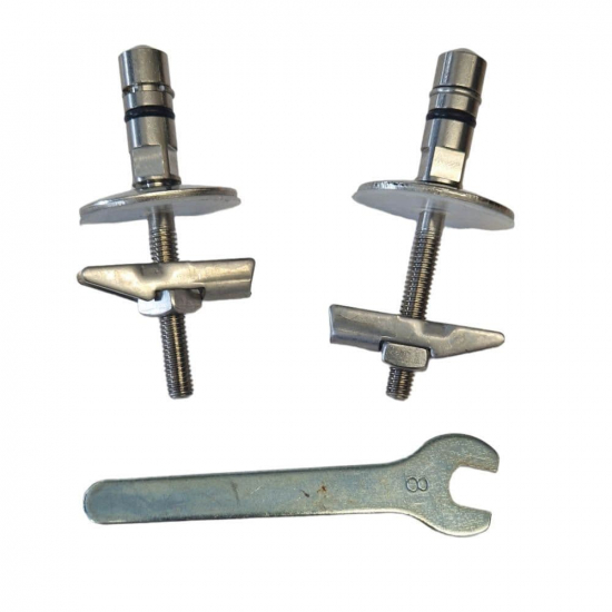 Porcelanosa Acro Soft Close Toilet Seat Hinge Set 100124078