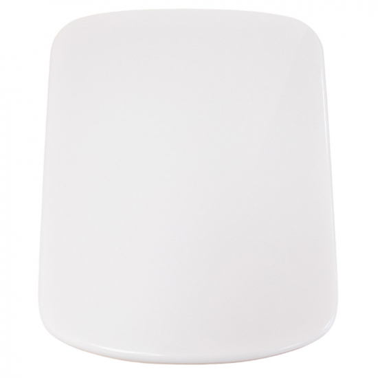 Geberit Selnova Square Top Fix Toilet Seat and Cover White 500.338.01.1