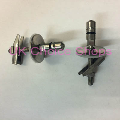 B.C Sanitan Damea DSSEASCHWHICH Soft-Close Toilet Seat Hinge Set CHH1