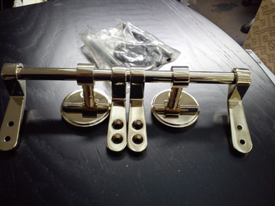 B.C Sanitan Replacement Bar Hinge Set - Gold