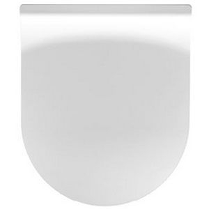 Bauhaus Svelte Thin Soft Close Toilet Seat & Cover White SE6105W