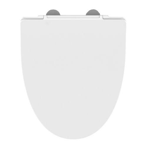 Bauhaus Kai Soft Close Thin Toilet Seat & Cover White KL6105W