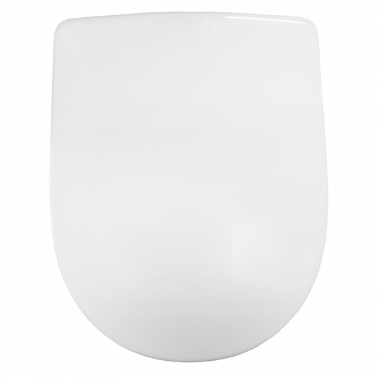 Pressalit 345 Soft Close Lift Off Top Fixing Toilet Seat & Cover White 774000-D69999