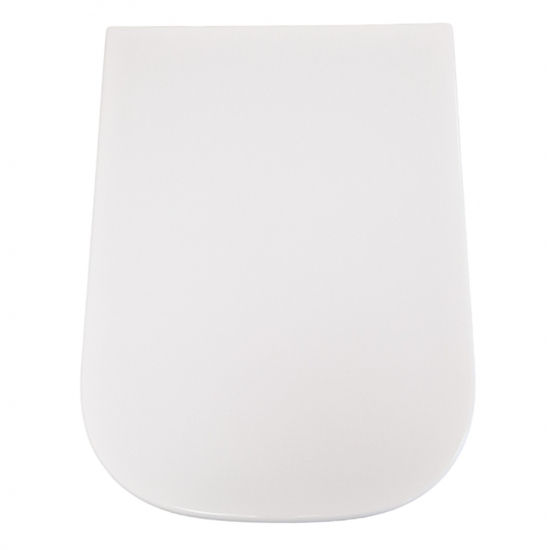 BagnoDesign M-Line Soft Close Toilet Seat & Cover White Gloss BDS-MLI-701224-A-WH