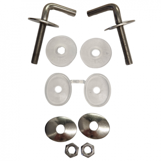 Duravit D-Code Compact Toilet Seat Hinge Set 0061391099