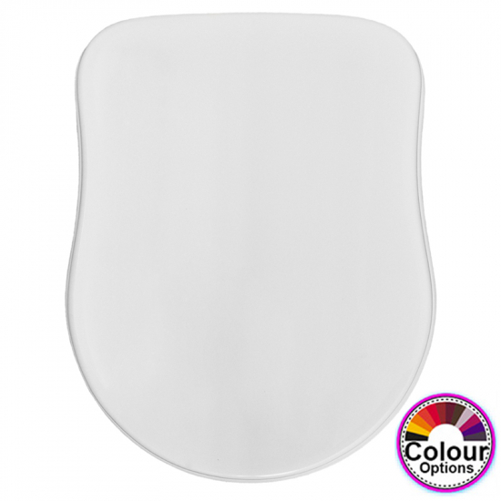 Dolomite Antalia Standard Close Toilet Seat & Cover Polyester Resin Colour Option S311P01/D