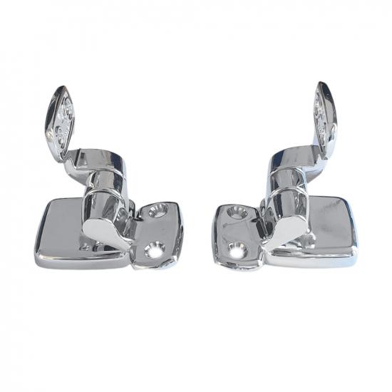 Bemis Canyon CP 1/4-20 Replacement Toilet Seat Hinge Set - HG3344997-Chrome