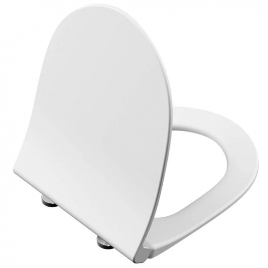 Vitra Sento Slim Soft Close Quick Release Toilet Seat & Cover White 120-003R009