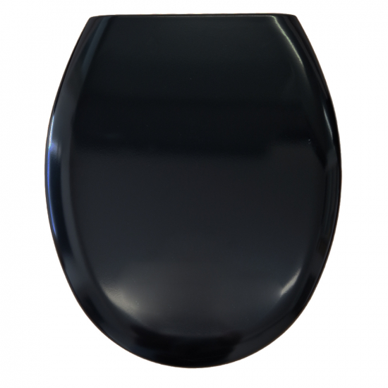 Choice Universal PRO Standard Close Toilet Seat & Cover With Metal Hinge Black CH.4100CP-BLACK