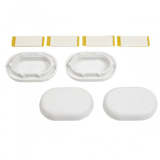 Armitage Shanks Saturn Toilet Seat & Cover Buffer Set White SV23201-SEAT