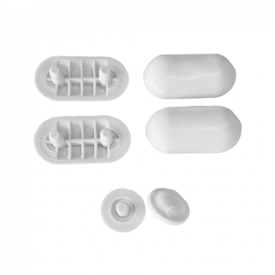 Ideal Standard Plaza Toilet Seat & Cover Buffer Set White EV14867