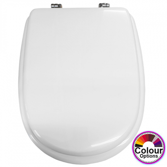 Astra Mia Standard Close Toilet Seat & Cover Polyester Resin Colour Option S389P20/A