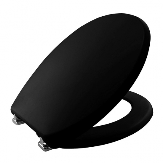 Carrara & Matta Atlantic Spa STA-TITE Black Toilet Seat & Cover 108054047