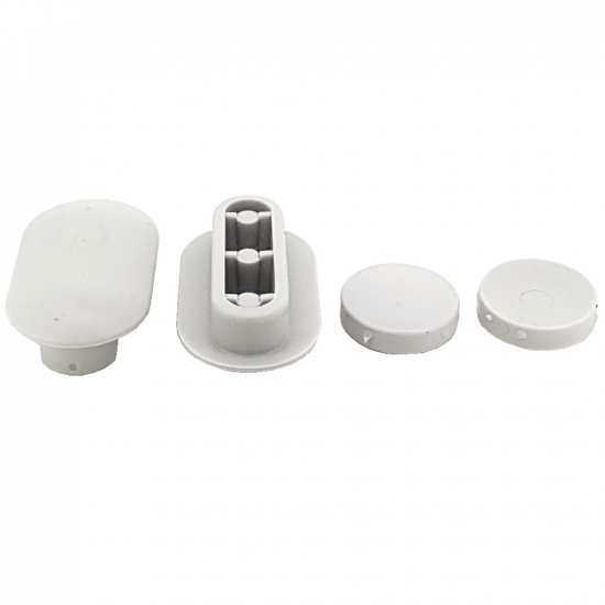 Catalano Verso53 5VESTF00 Replacement Toilet Seat & Cover Buffer Set Grey 5SETPARASCVE