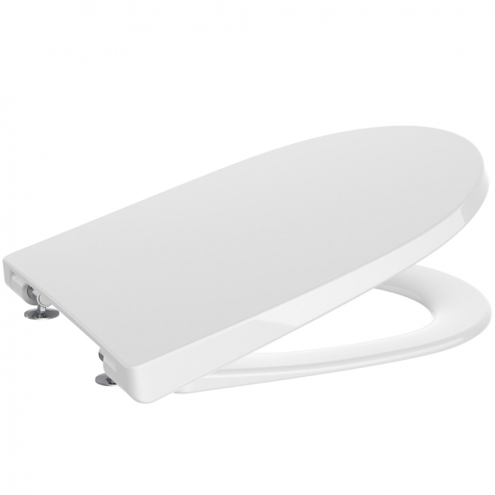 Roca Ona Compact Soft Close Quick Release Toilet Seat & Cover White A801E22002