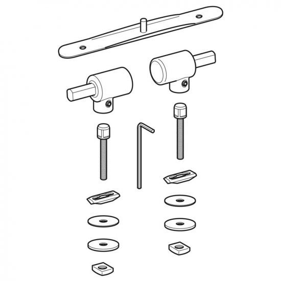 Sphinx 350 Soft Close Toilet Seat Hinge Set S8H70610A20