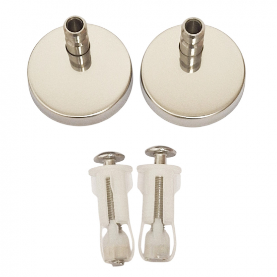 Twyfords E100 Toilet Seat Soft Close Hinge Set Old Style CH.506421