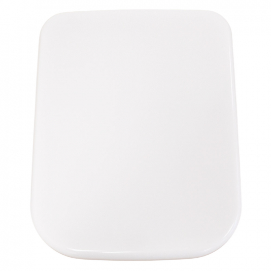 Lecico Cleo Square Soft Close Quick Release Toilet Seat & Cover White CLESTSCSQWH