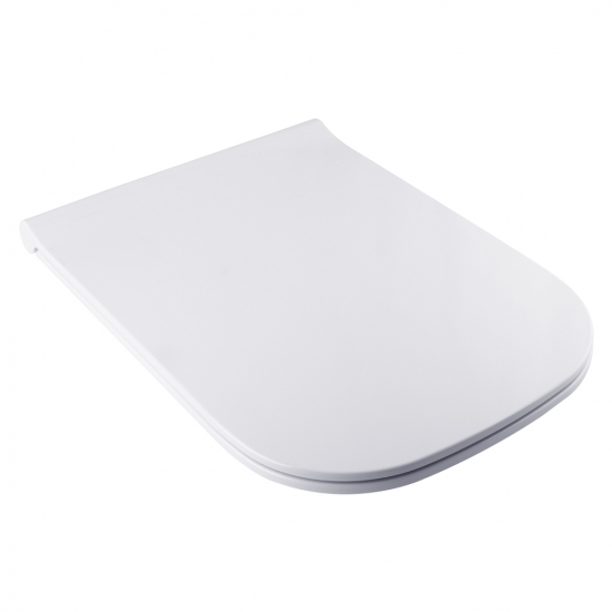 BagnoDesign M-Line Slim Soft Close Seat & Cover BDS-MLI-330R-C-WH