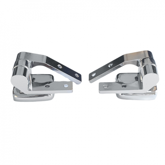 Bemis Canyon CP 1/4-20 New Replacement Toilet Seat Hinge Set - HG3345997-Chrome